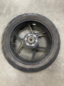 2011  09-11 KAWASAKI NINJA 650R EX650C REAR WHEEL BACK RIM Straight - Picture 1 of 6