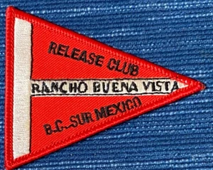Vintage Release Club Patch Rancho Buena Vista Messico Pesca Hotel Resort 3" 13B - Foto 1 di 2