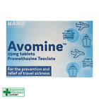Avomin 25mg - 28 Tablets - (MAX 1 PER ORDER)