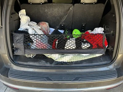 Envelope de porta-malas traseiro estilo vertical bolsa rede de carga para Chevrolet Tahoe 2021-2025 - Imagem 1 de 4