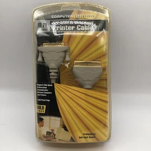 NEW VTG Gold Series IEEE 1284 Printer Cable Hi-Speed Bi Directional DB25 36 8 Ft - Picture 1 of 4