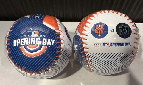 NY METS OPENING DAY BASEBALL 2023 CITI FIELD RAWLINGS MLB MIAMI MARLINS Cover