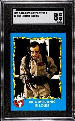 1989 O-Pee-Chee Ghostbusters 2 #6 Rick Moranis Is Louis SGC 8 NM/MT STRANGE BREW - Image 1 of 2