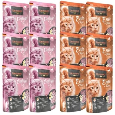 12x85 g LEONARDO Finest Selection Nassfutter getreidefrei Geflügel Ei Ente Käse - Bild 1 von 4