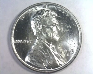 1943-S LINCOLN CENTAVO GEMA GEMA SIN CIRCULAR SIN CIRCULAR BONITA MONEDA ORIGINAL BOBS MONEDAS - Imagen 1 de 2
