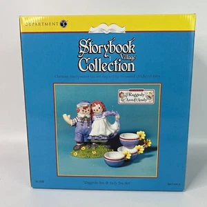 Departamento Juego de té 56 Raggedy Ann & Andy libro de cuentos colección Village 2001 - Imagen 1 de 11