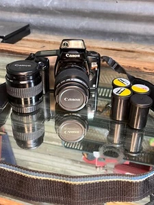 vintage canon rebel EOS "S" 2, extra 35-80mm lens 5 rolls of 35mm film included - Picture 1 of 19