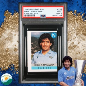 Calcioflash 1991 Euroflash | PSA 9(MC) Diego Maradona | #216 - Picture 1 of 2