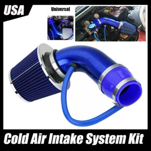 3" Cold Air Intake Filter Induction Kit Pipe Power Flow Hose System Universal - Picture 1 of 12