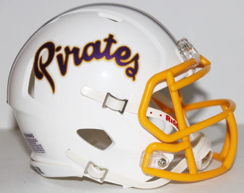 2022 East Carolina ECU Pirates Custom Riddell Mini Helmet vs Memphis Cover
