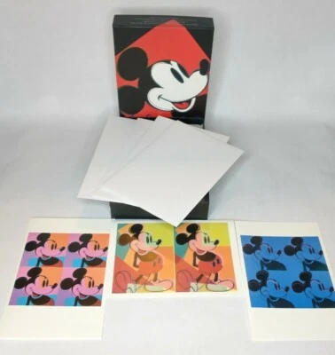 Энди Уорхол Микки Маус 3 блокноты и конверты в коробке - Изображение 1 из 4