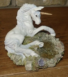 FIGURA AZUL UNICORNIO "REFLEJO" FÁBULAS RARA - Imagen 1 de 6