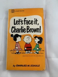 Let's Face it Charlie Brown By Charles M. Schulz 1967 1st Printing - Picture 1 of 3