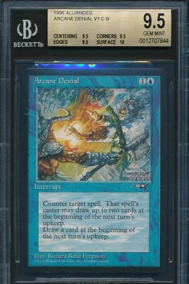 Alliances Arcane Denial BGS 9.5 Graded Magic MTG (7844) - Image 1 of 3