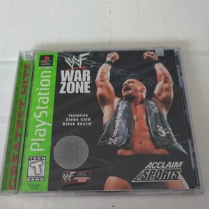 WWF War Zone (Sony PlayStation 1, 1998) Rating T - TEEN ~ BRANDNEU - Bild 1 von 2