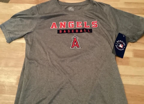 Los Angeles Angels Official MLB Dri fit  Kids Youth Size T-Shirt New with Tags Cover