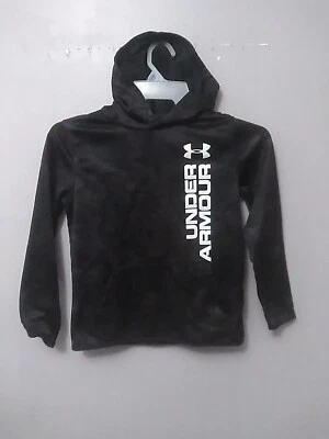 New No Tags Under Armour Boys Youth Large Hoodie Pull Over Black Camoflauge Camo - Image 1 of 4