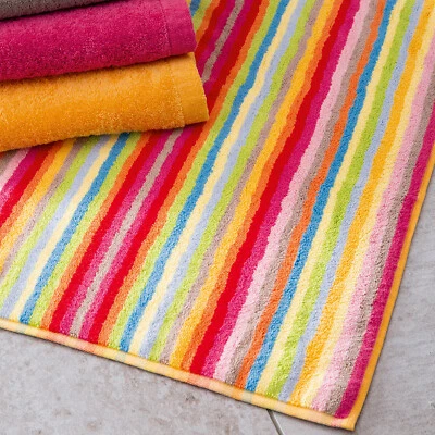 Cawö Badematte C-Lifestyle multicolor Streifen 100% Baumwolle 50 x 80 cm   - Bild 1 von 2