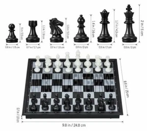 Magnetic Educational Toys Travel Chess Set with Folding Board for Kids &Adult - Picture 1 of 7