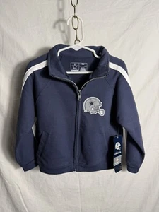 Dallas Cowboys Boy's Full Zip Jacket Navy 3T NWT - Picture 1 of 5
