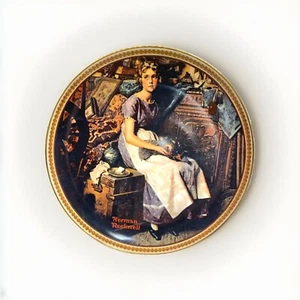 Norman Rockwell's Rediscovered Women Collection Collector’s Plate Dreaming Attic - Picture 1 of 3