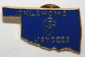 Sombrero/chaqueta/chaleco vintage años 70 Oklahoma Jaycees PIN OK - Imagen 1 de 2