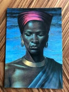 NEW Very Rare Collectable Official Tretchikoff Art Picture Postcard Zulu Girl - Picture 1 of 3