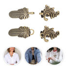 2 Pcs Shawl Clasp Clasps for Clothing Collar Clips Navel Button
