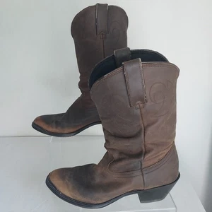 Durango RD542 Women 8.5 M Distress Brown Leather Slouch Western Cowboy Boot READ - Picture 1 of 12