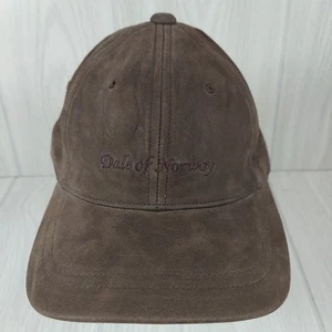 DALE OF NORWAY Real Leather Baseball Hat Adjustable Hook And Loop Made In Korea - Picture 1 of 11