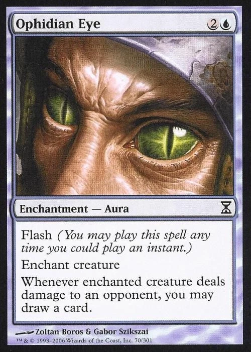 Ophidian Eye -Foil Heavy Play MTG Time Spiral - Image 1 of 1