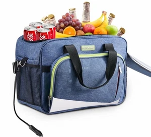 Bolsa Calentador Refrigerador Coche Eléctrico Portátil 26Q con Enfriamiento Activo, Doble Zona  - Imagen 1 de 4