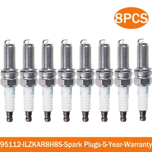 8x 95112/ILZKAR8H8S New Spark Plugs LASER IRIDIUM FIT HONDA CIVIC 1.5L L4 - Picture 1 of 5