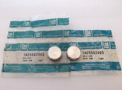 NOS 1979-82 Buick Regal Lesabre Riviera Radio Volume Tunner Knobs 25502465 - Image 1 of 4
