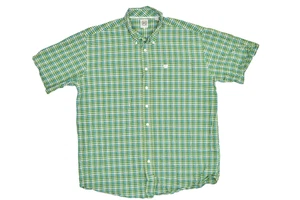 Cinch Green Blue Plaid Western Short Sleeve Button Down Shirt Size XL - Picture 1 of 8