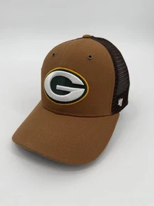 Cappello camionista Carhartt x '47 Green Bay Packers SnapBack tela regolabile NFL - Foto 1 di 4