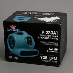 XPower P-230AT 1/4-Hp 2.3-Amp 925-Cfm Electric Mini Mighty Air Mover Blower Blue - Picture 1 of 6