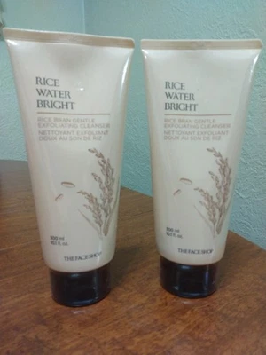 AVON Face Shop Rice Water Bright Gentle Exfoliating Cleanser 10.1 oz Lot of 2 - Image 1 of 4