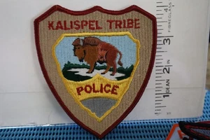 tribal indian police patch KALISPEL TRIBAL POLICE MONTANA RED BORDERS - Picture 1 of 1