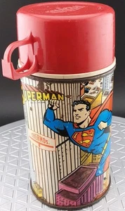 Thermos DC Comics vintage Superman 1967 bon état ! - Photo 1/8