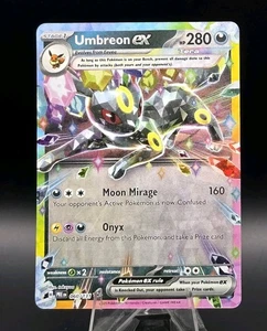 Umbreon ex 060/131 Sv: Prismatic Evolutions Holo Pokémon TCG CCG  - Picture 1 of 2