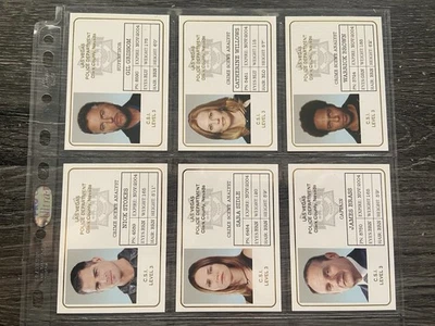 CSI Series 2 Full Six Card ID Badge Chase Set from Strictly Ink B1-B6 - Image 1 of 2