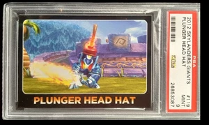 2012 Skylander Giants Topps Plunger Head Hat PSA 9 Europe Limited #119 - Picture 1 of 2