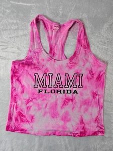 Destinations Miami Florida kurzes pinkes Tanktop - Größe Small - Bild 1 von 3