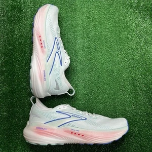 Brooks Glycerin GTS 22 Women's Size 9 B White/Limpet Shell/Blue Running Shoes - Picture 1 of 15