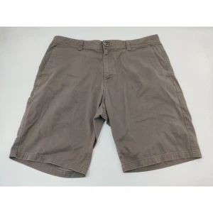 Volcom True To This Mens Shorts Size 38 Brown Chino Casual - Picture 1 of 9