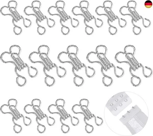 Ymapinc 100 Stück Verschluss Silber Nähen Unterwäsche, Nähen Haken und Augen Ver - Bild 1 von 7