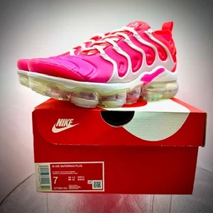 Nike W Air Vapormax Plus Platinum Tint Pink Blast CZ7995-001 Women's Size 7 - Picture 1 of 9