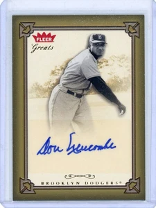 DON NEWCOMBE 2004 FLEER GREATS of the GAME GOTG BASEBALL Autogramm AUTO KARTE - Bild 1 von 2