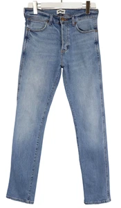 Pantalones de mezclilla WRANGLER Spencer para hombre W31/L34 efecto desvanecimiento bigotes botón mosca elástico - Imagen 1 de 16